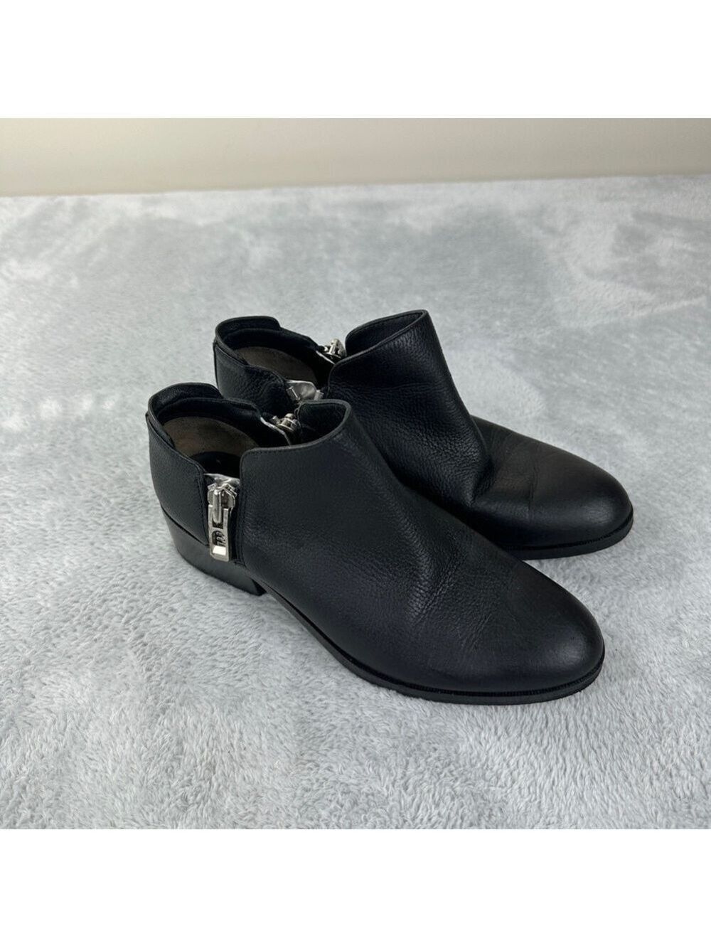 3.1 Phillip Lim Women's Size 5 US Alexa Black Leather Ankle Booties SHE6-T186SPX